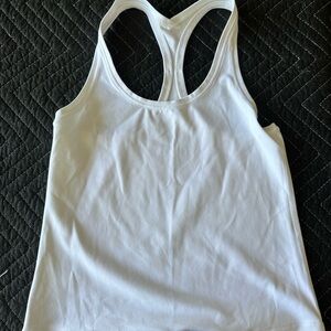 White Lululemon Racerback Tank Top